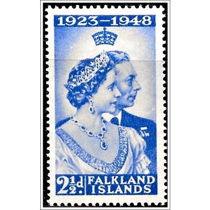Falkland Islands Mint/hinged Stamp 'Silver Wedding' SG166 Mounted Mint C4