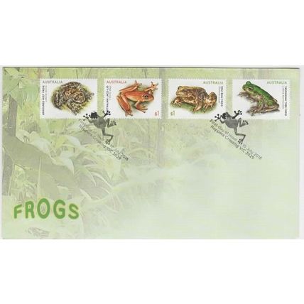 Australia 2018 Frogs, First day Cover