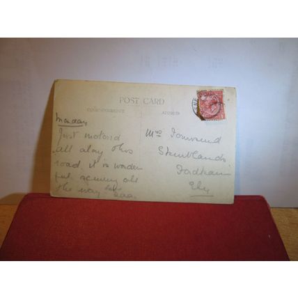 KIRKSTONE PASS Westmorland used antique postcard by Lowe of Patterdale 1925 pm =