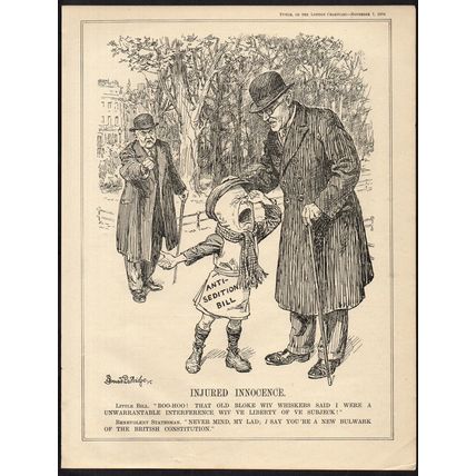 INJURED INNOCENCE 1934 John Bernard Partridge PUNCH CARTOON PAGE