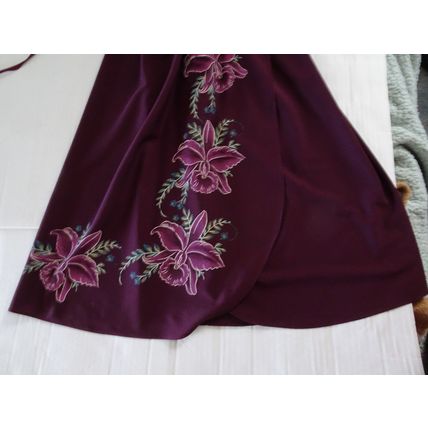 Dress - Purple Floral - Spaghetti Strap with attached Jacket - Size 5