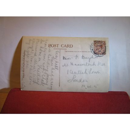 A LANE, CLENT, WORCESTERSHIRE used antique postcard by Mark & Moody 1921 pm =