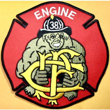 Chicago FD, Engine 38. 5". PP90.