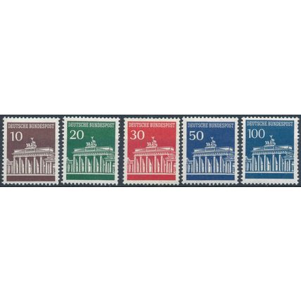 Brandenburg Gate - West Germany 1966 - MNH - MiNr 506/10