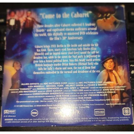 Cabaret DVD Promo The Daily Mirror Full Movie Life Is A Cabaret Liza Minnelli