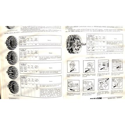 Bulgin Catalogue 1954 to 1955 See What Your Vintage Valve Hi-Fi is Made From