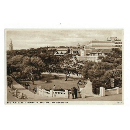 Bournemouth, The Pleasure Gardens And Pavillion, Postcard.