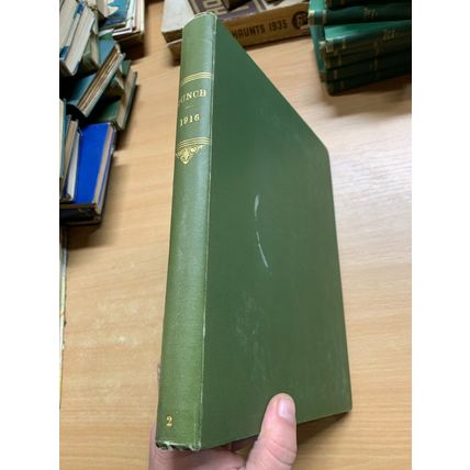 RARE* WW1 JULY-DEC 1916 PUNCH MAGAZINE BOUND VOLUME 151 ILLUSTRATED BOOK (P8)