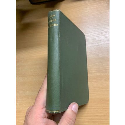 1890 JOHN RUSKIN "ARIADNE FLORENTINA" WOOD & METAL ENGRAVING ANTIQUE BOOK (P4)