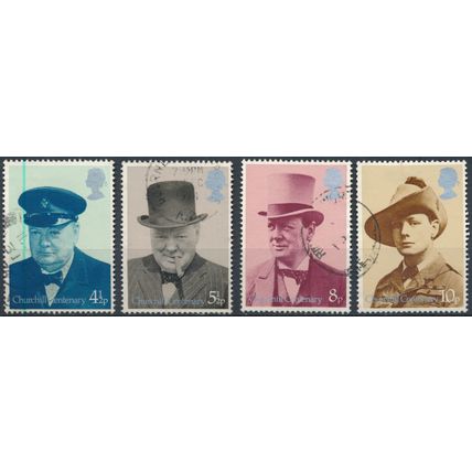 Birth Centenary Sir Winston Churchill - GB 1974 - FH - SG 962/5
