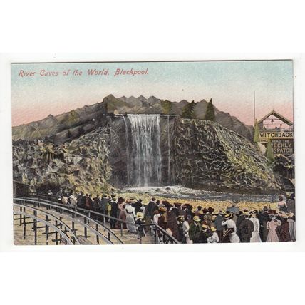 River Caves of the World Blackpool Postcard Victoria Series