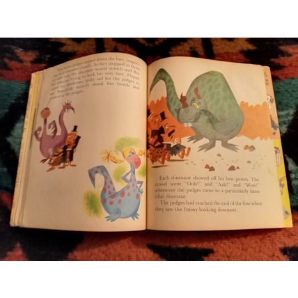 Old Vintage Little Golden Book Hanna Barbera Cave Kids (A) Edition 1963