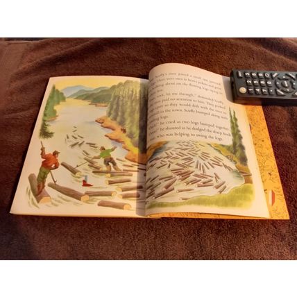 Little Golden Book Scuff The Tugboat (I) Edition FN+ By Gertrude Crampton 1946