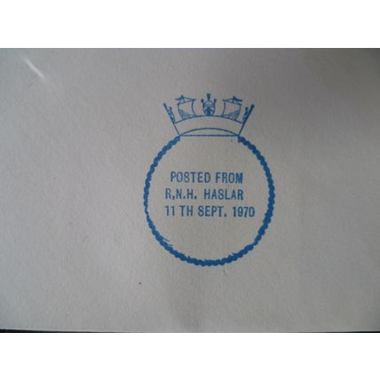 1970 GB Royal Naval Medical Service RNH Haslar Gosport cover special event