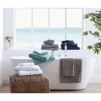 Nautica - Bath Towels, Fade Resistant Bathroom Essentials, Highlight Absorbent,