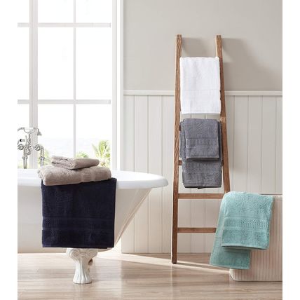Nautica - Bath Towels, Fade Resistant Bathroom Essentials, Highlight Absorbent,
