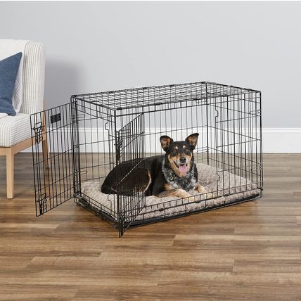 Midwest Homes for Pets Newly Enhanced Single & Double Door Icrate Dog Crate, Inc