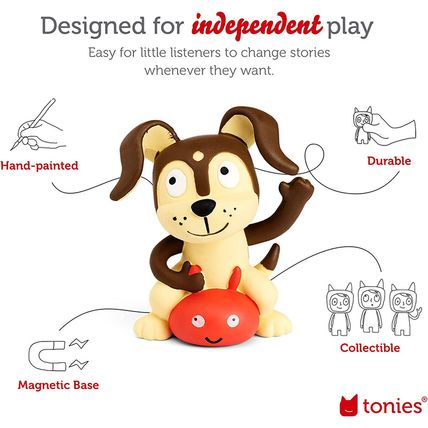 Toniebox Audio Player Disney Starter Set Bundle with Woody, Lightning Mcqueen, S