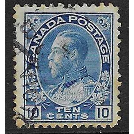 CANADA 1922-31 GV 10c BLUE USED SG253