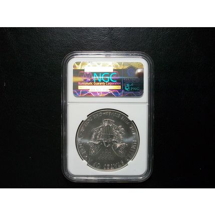 2014(W) NGC Silver Eagle Early Releases Struck at West Point Mint MS70