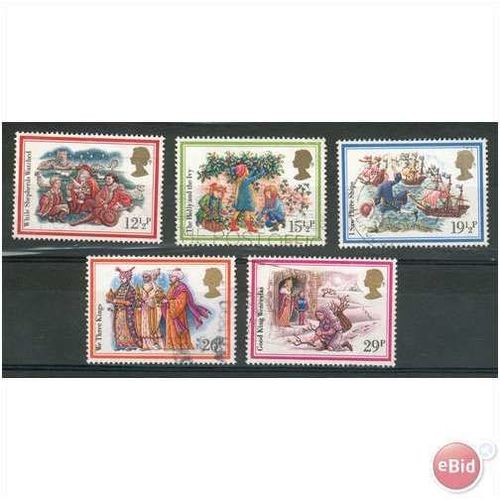 GB 1982 - SG 1202/6 - Christmas Carols set - used