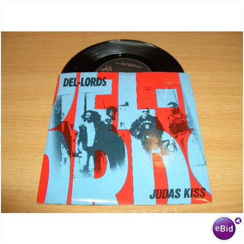 the del-lords,judas kiss.1988 7" p/s.virgin, env 3