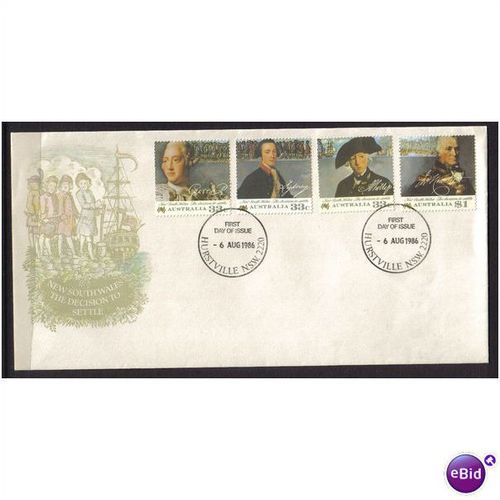 1986 AUSTRALIA SETTLEMENTS FDC HURSTVILLE NSW