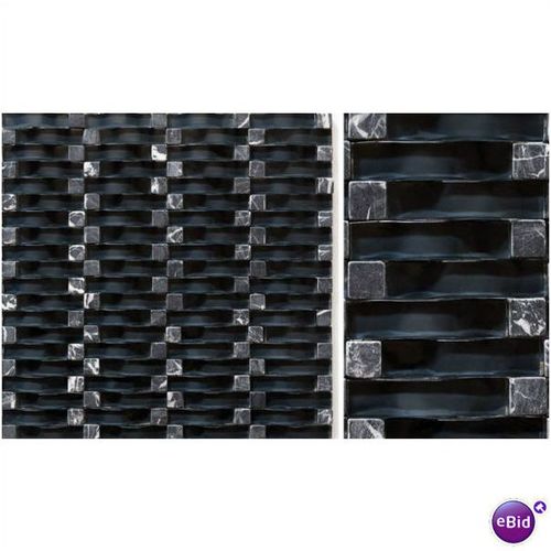 Vento Series Glass Wave and Stone Mariana Deep