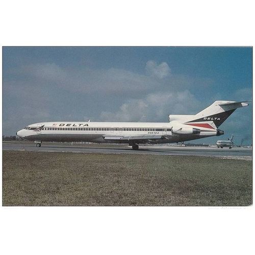 Delta Airline Boeing B727 232 Aircraft Postcard (A11479)