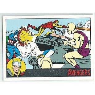 AVENGERS SILVER AGE ' Silver Parallel' card # 12 (2015)