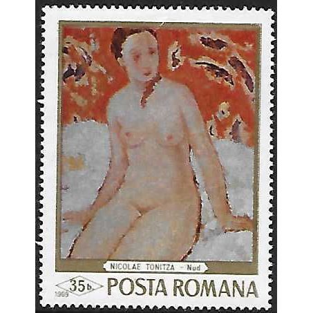 Romania Mi 2757 (*): 35 b. multicoloured Nude (Nicolae Tonitza (1886-1940))