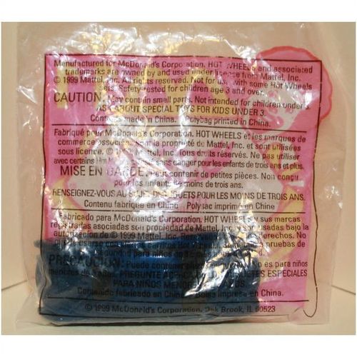 1999 McDonalds Hot Wheels #11 Led Sled Mint in Package