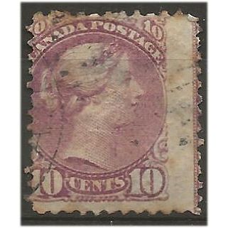 Canada 1890 SG110 10c Carmine-Pink Good/Fine Used . .. .