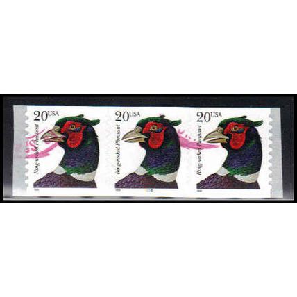 Used 3055 20c Ring Necked Pheasant Very Fine PNC 2222/3 PA3710