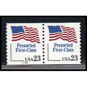 2605 23c U.S. Flag Very Fine MNH CNP Left A333 PA1420