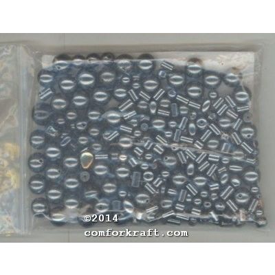 Black Metal Beads