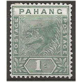 Pahang 1891 SG11 1c Green Mounted Mint ..