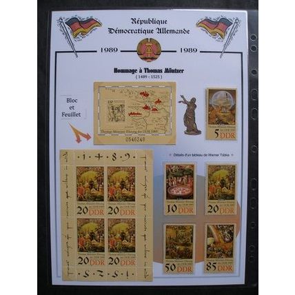 German Democratic 1989 - Complete year - MNH**