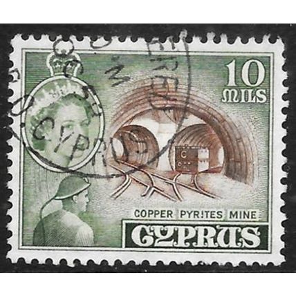 1955 Queen Elizabeth I0M - Fine Used C6