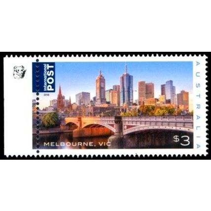 Australia 2018 $3 Melbourne City View Reprint 1 Koala on Left MNH - SG 4977
