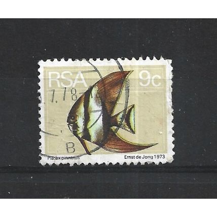 SouthAfrica.SG355 9c Dusky Batfish.Fine Used.Sep25d