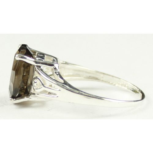 Smoky Quartz, 925 Sterling Silver Ring, SR139