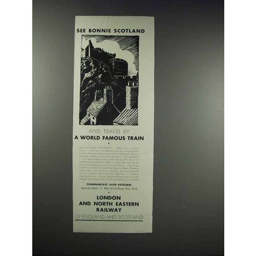 1931 London and North Eastern Railway Ad - Scotland