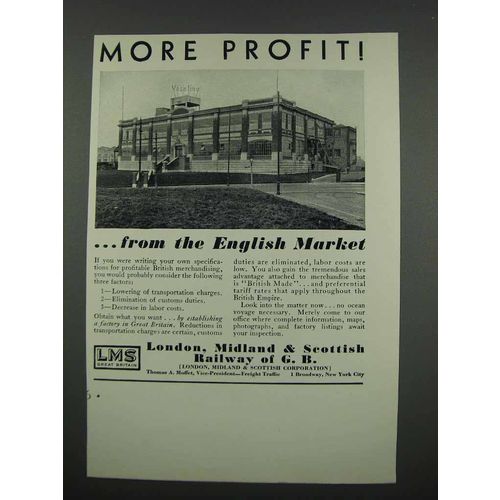 1931 London, Midland & Scottish Railway of G.B. Ad