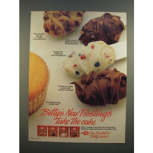 1986 Betty Crocker Frosting Ad - Take The Cake