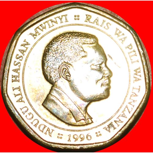 RHINOCEROS: TANZANIA ★ 50 SHILINGI 1996 MINT LUSTER! LOW START ★ NO RESERVE!