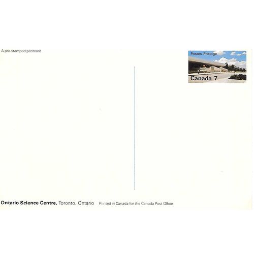 Canada #VC 12 Set 1 Postal Card MINT Ontario Science Centre