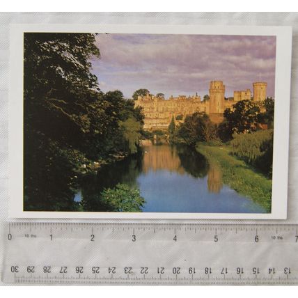 1990s postcard Warwick Castle, Warwickshire