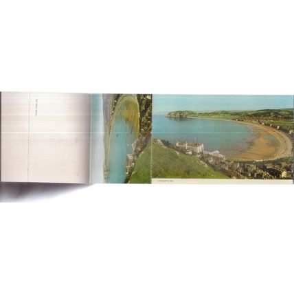 6 pictures & 6 detachable postcards in book form of NORTH WALES by Jarrold 1960s