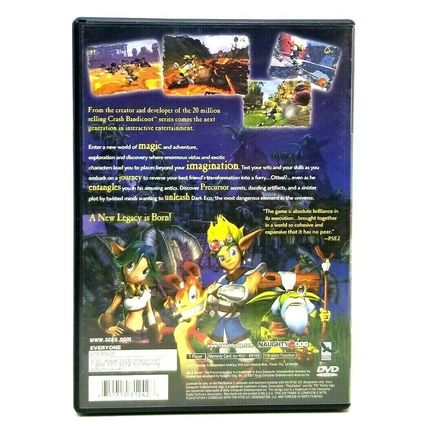 Jak And Daxter The Precursor Legacy PS2 2001 COMPLETE WITH GIANT MAP Vintage (M9